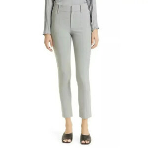 VINCE High Waist Cigarette Pants sz 12 Light Slate Slim Fit Neutral Minimalist